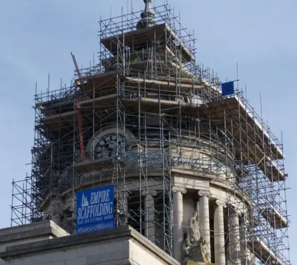 Commercial scaffolding project by Empire Scaffolding (GB) Ltd